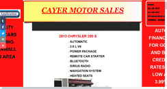 Desktop Screenshot of cayermotor.com